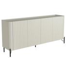 Buffet Sala De Jantar 4 Portas Brise 1 Gaveta Pés Industrial Preto Naim I03 Luna - Lyam Buffet Sala De Jantar 4 Portas Brise 1 Gaveta Pés Industrial Preto Naim I03 Luna - Lyam