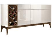 Buffet Sala Jantar Adega Passion EDN Off White/Cedro Naturale