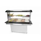 Buffet Self Service Polar Conjugado para 12 Cubas Quentes e 6 Travessas Frias BRQ12F6 - 220V (Cubas e Travessas Não Acompanham o Produto)