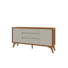 Buffet Sinus 2 Porta 3 Gavetas Mavaular Naturalle-off White