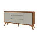 Buffet Sinus 2 Portas 3 Gavetas Naturalle Off White