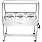 Buffet Térmico 6 Cubas SPL506 Spolu 220V Buffet Térmico 6 Cubas SPL506 Spolu 220V