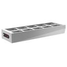 Buffet Térmico de Mesa Saro Inox 10 Cubas com Tampa 220V BFM1022