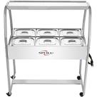 Buffet Térmico Infantil 6 Cubas SPL506IF Spolu 220V