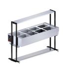 Buffet térmico Saro 8 cubas com tampa Inox 127V BF811