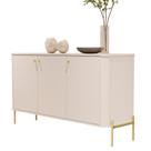 Buffet Tucupí Aparador Sala Off White Dourado JB Bechara 32678