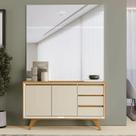 Buffet vertex 02 portas - naturalle/off white - mavaular Buffet vertex 02 portas - naturalle/off white - mavaular