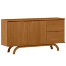 Buffet Vicenza 2 Portas e 2 Gavetas New Ceval Cor Cinamomo