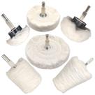 Buffing Wheel Tworider for Drill, ferramenta de polimento de 6 peças