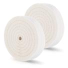 Buffing Wheels Drixet de algodão fino extra grosso de 6 polegadas (pacote com 2)
