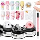 Builder Gel SUPWEE Solid Clear Nude White 3D Sculpture Nail Art