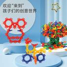 Building Block Toy Plum Blossom 50-100 unidades para crianças de 3 a 6 anos