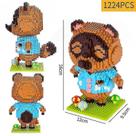 Building Blocks Animal Raccoon Crossing Game 1224 unidades+brinquedo