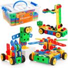Building Blocks Play22 100 unidades com caixa de armazenamento para crianças de 3 a 10 anos