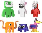 Building Set Toy 6 em 1 Kindergarten, jogo de terror com figuras de ação