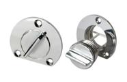 Bujão Bueira Dreno 32mm Latão Cromado Barco Lancha Náutico