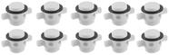 Bujão P/ Viveiros Barcos Alumínio Pesca 25mm Branco Kit 10