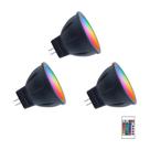 Bulbo LED Makergroup RGB MR11 GU4 3W 12V com mudança de cor