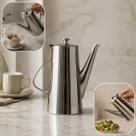 Bule 2 Litros Bico Longo Gourmet Aço Inox Para Servir a Mesa Chá Café Leite Cozinha
