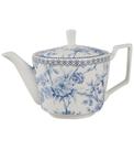Bule 750ml De Chá Hortênsia Em New Bone China Azul