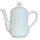 Bule Alto Bico Longo Café, Chá, Leite 550ml - Porcelana Branca