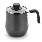 Bule Antiaderente 1,5L Multiflon Preto com Tampa de Vidro