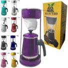 Bule Com Mancebo Suporte 1,2L Coador De Café colorido Retro em Alumínio Mariquinha Cafeteira C Caixa Bule Com Mancebo Suporte 1,2L Coador De Café colorido Retro em Alumínio Mariquinha Cafeteira C Caixa
