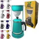 Bule Com Mancebo Suporte 1,2L Coador De Café colorido Retro em Alumínio Mariquinha Cafeteira C Caixa