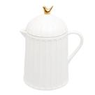 Bule com Tampa em Cerâmica Branco 600ml Colibri Wolff Bule com Tampa em Cerâmica Branco 600ml Colibri Wolff