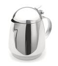 Bule De Aço Inox Com Tampa Alça 550ml Lyr Chá Café Leiteira Servir Mesa Casa Cozinha