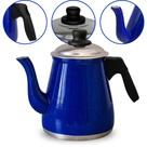 Bule de Café em Alumínio N4 Azul 1,1L Aluminio AMJ