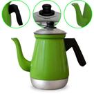 Bule de Café em Alumínio N6 Verde 1,2 L Aluminio AMJ