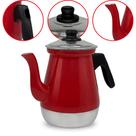 Bule de Café em Alumínio N6 Vermelho 1,2 L Aluminio AMJ
