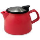 Bule de Chá de Vidro com Infusor Bell For Life 470ml - Vermelho