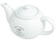 Bule de Chá Esmaltado de Porcelana Branco 1,155L - Bon Gourmet Sweet Home Bule de Chá Esmaltado de Porcelana Branco 1,155L - Bon Gourmet Sweet Home