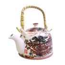 Bule de Chá Oriental Grande Porcelana Infusor de Inox 900ml Bule de Chá Oriental Grande Porcelana Infusor de Inox 900ml