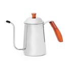 Bule de inox com bico fino 700 ml com cabo de madeira - Mimo Style Bule de inox com bico fino 700 ml com cabo de madeira - Mimo Style