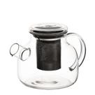 Bule de Vidro Borossilicato com Infusor para Chá Térmico Quente Frio Água Saborizada Suco 1000ml Resistente Escritório Cozinha Italiano Bugatti