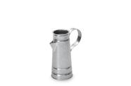 Bule decorativo aço galvanizado 17 cm