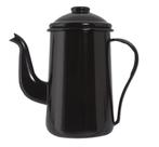 Bule Esmaltado Café Tradicional 14 1,5 Litros Preto Mãe Ágata Ewel
