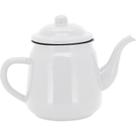 Bule Esmaltado Tradicional Branco 1L - Yazi