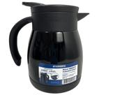 Bule Inox Elegance Garrafa Térmica Para Chá Café Água 500ml Preto Bule Inox Elegance Garrafa Térmica Para Chá Café Água 500ml Preto