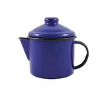 Bule p/ Chá 10 Esmaltado Ágata Ewel 600 ml Azul Escuro