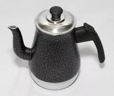 Bule Para Café Chá Em Alumínio Preto 1 Litro
