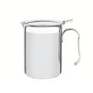 Bule Para Café E Leite 8 Cm 550 Ml Em Aço Inox