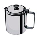 Bule para Café Monte Verde Aço Inox 800ML Polimento Fosco Inox Viel