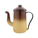 Bule Para Café Tradicional Esmaltado MarromDegradê 1,5L Ewel