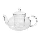 Bule para chá de vidro borossilicato com infusor parede dupla 400ml