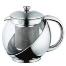 Bule Para Chá De Vidro Em Aço Inox 700ml Kehome