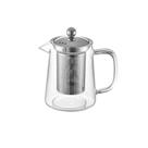 Bule para Chá Oxford 700 ml Vidro com Infusor Aço Inox Design Moderno e Prático para Seu Momento Chá